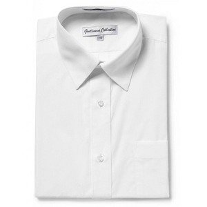 Gentlemens Collection Mens 1904 Short Sleeve Classic Fit Easy Care Dress Shirt- Many Colors Available - 1 of 1