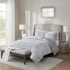 Gracie Mills Garrett Back Print Long Fur to Solid Mink Comforter Set - 2 of 4