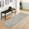Washable Modern Solid Living Room Rugs, Abstract Indoor Contemporary Floor Carpet for Bedroom Dining Room - 4 of 4