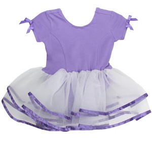 RuffleButts Girls Signature Tutu Leotard - 1 of 4