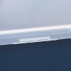 LunaLulinlk Open Top Cat Litter Box with Shield, Navy - 3 of 4