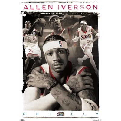 Trends International Allen Iverson - Collage Framed Wall Poster Prints