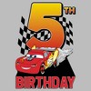 Boy's Cars Lightning 5th Birthday T-Shirt - 2 of 4