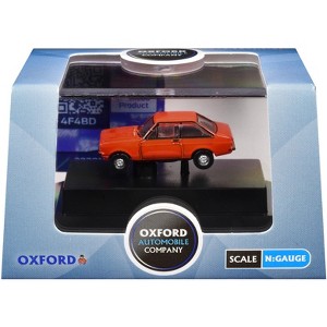 Ford Escort Mk2 RHD (Right Hand Drive) Carnival Red 1/148 (N) Scale Diecast Model car by Oxford Diecast - 1 of 1