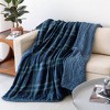 50"x60" Velvet to Faux Shearling Throw Blanket - Mantolok - 2 of 4