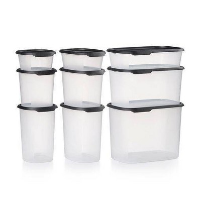 Tupperware Heritage 3pc (5.25c, 8c, 11.75c) Plastic Food Storage