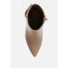 Conchos Belt Detail Block Women Heel Boots - 3 of 4