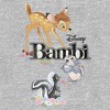 Girl's Bambi Movie Logo With Flower and Thumper T-Shirt - 2 of 4