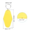 Unique Bargains Blank Vintage Motel Hotel Keychains Key Tag 24 Pcs - 2 of 4