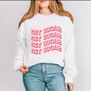 Simply Sage Market Hey Sugar Wavy Stacked Sweatshirt - 1 of 4
