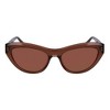 Salvatore Ferragamo SF 1103S 232 Womens Cat-Eye Sunglasses Transparent Brown 55mm - 2 of 3