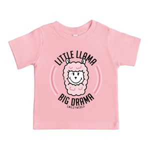 The Juniper Shop SmileyWorld Little Llama Big Drama Toddler Short Sleeve Tee - 1 of 4