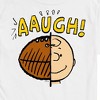 Men's - Peanuts - C Brown Half Football Head Short Sleeve Graphic T-Shirt - 2 of 4