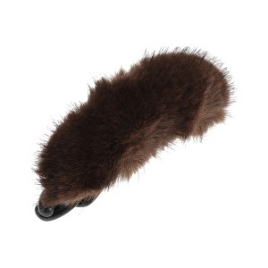 Unique Bargains Women's Fashion Solid Fleece Hair Clips 1 Pc - 1 of 4