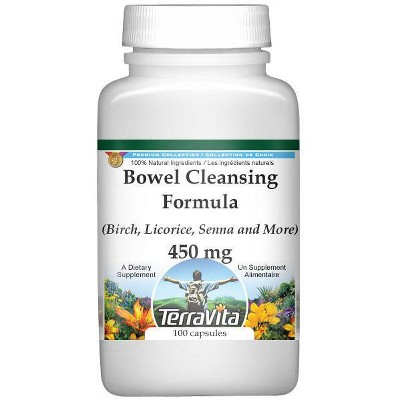 TerraVita Licorice, Birch, Senna, and More Formula - 450 mg (100 capsules, ZIN: 512177)