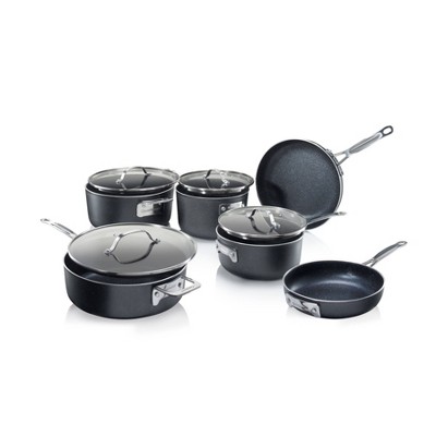 Granitestone Diamond Stackable 10pc Cookware Set