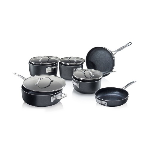 Granitestone Diamond Stackable 10pc Cookware Set Target