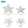 Unique Bargains DIY Embroidery Sequin Glitter Star Shape Iron on Patches 28 Pcs - 2 of 4