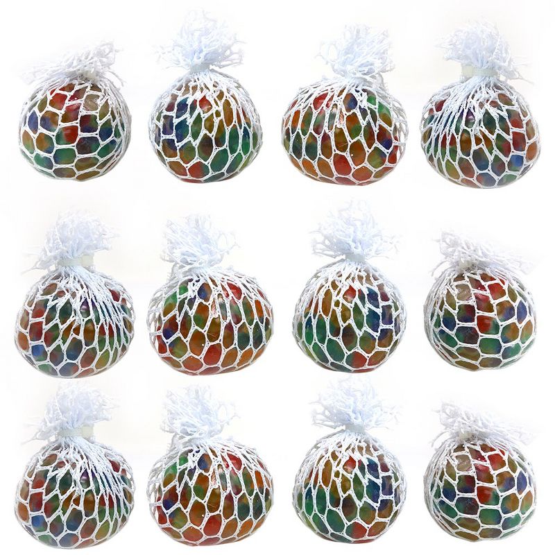 Big Mo's Toys Squishy Mesh Balls For Adults- 12 Pack, 1 of 8