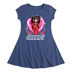 Girls' - LOL Surprise! - Spicy Babe Fit & Flair Cap Sleeve Dress - 1 of 3