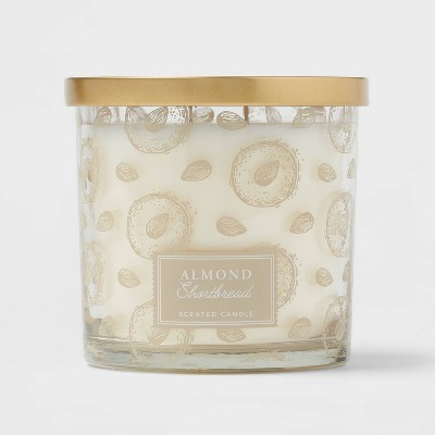 Photo 1 of 2 PACK OF 14oz Lidded Glass Candle Almond Shortbread - Threshold