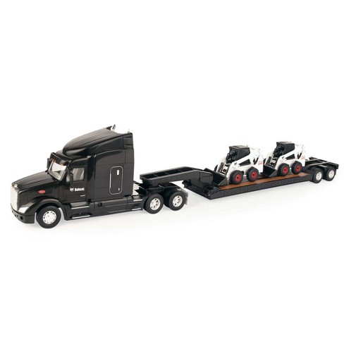 Ertl 1 32 Big Roads Peterbilt 579 With Lowboy Trailer And 2 Die cast Bobcat S450 Skidloaders 47368 Target