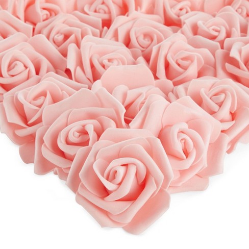 Juvale 100 Pack Foam Pink Flowers, 3 Inch Artificial Stemless Roses For  Crafts, Wall Decorations, Wedding Receptions, Spring Decor, And Diy  Projects : Target