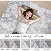 Washable Area Rug, Soft Faux Wool, Non-Slip, Low Pile, Abstract Design for Living Room, Bedroom, Dining Room. - 4 of 4