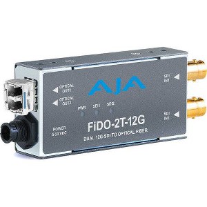 AJA 2-Channel 12G-SDI to Single-Mode LC Fiber Transmitter - 1 of 1