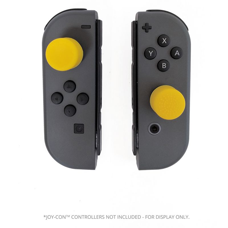 Unique Bargains for Nintendo Switch Thumbstick Grip Caps Large Yellow, 2 of 4