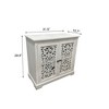 Lycvki Vintage Antique Sideboard Storage Cabinet with Carving Doors for Kitchen - 3 of 4