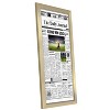 Americanflat 11x22 Newspaper Frame with plexiglass - Assorted Media Article Cover Frame - Available in a variety of Colors - 3 of 4