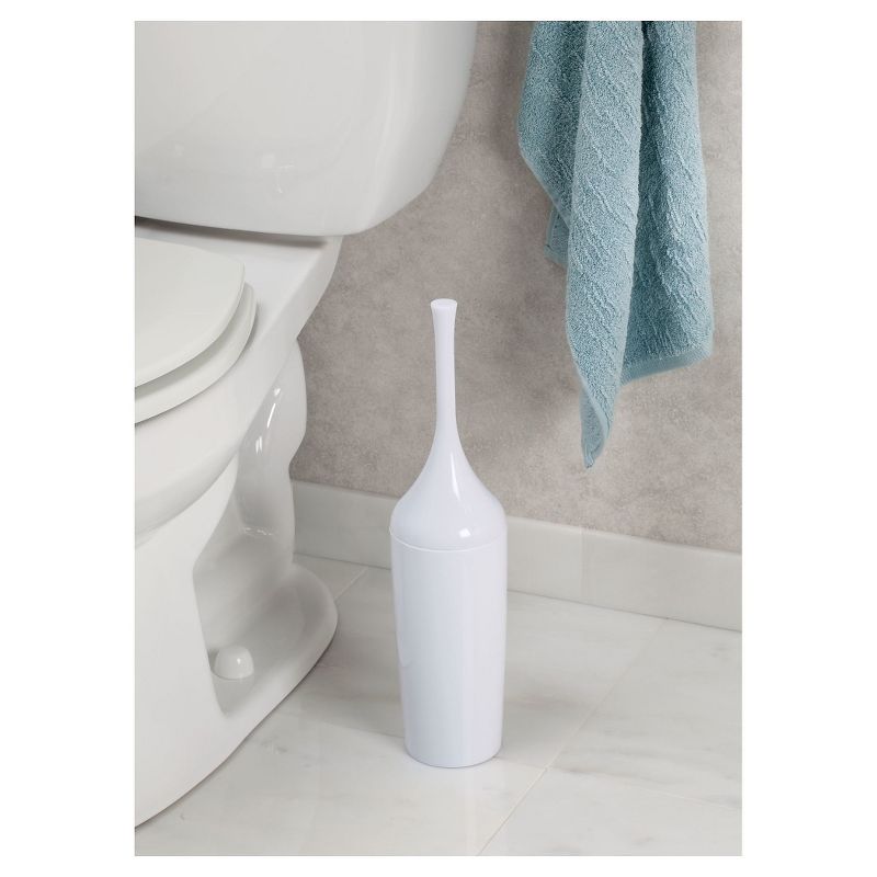 iDESIGN Toilet Bowl Brush White, 3 of 6