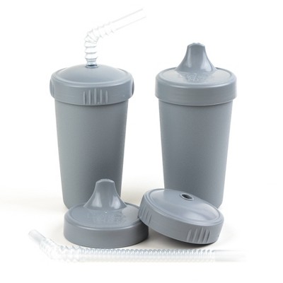 Re-Play Portable Drinkware Cup Set - Gray - 10oz