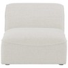 Meridian Furniture,Miramar Durable Linen Textured Armless - 3 of 4