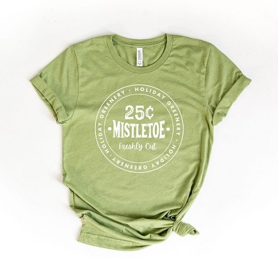 Simply Sage Market Women's Mistletoe Fresh Cut  Short Sleeve Graphic Tee