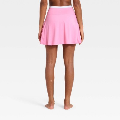 Women’s Everyday Soft Mid-Rise Crossover Waistband Skort 14.5″ – All In Motion