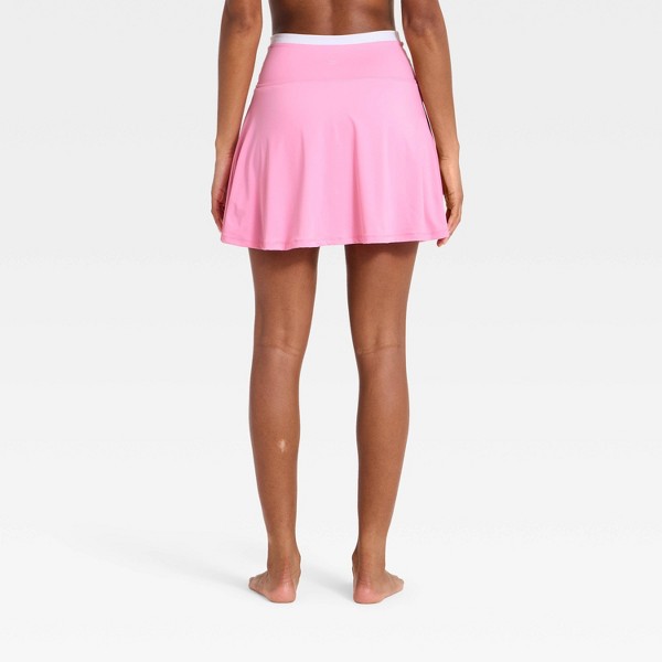 Falda short de cintura cruzada media suave para mujer 14.5" - All In Motion™ 5