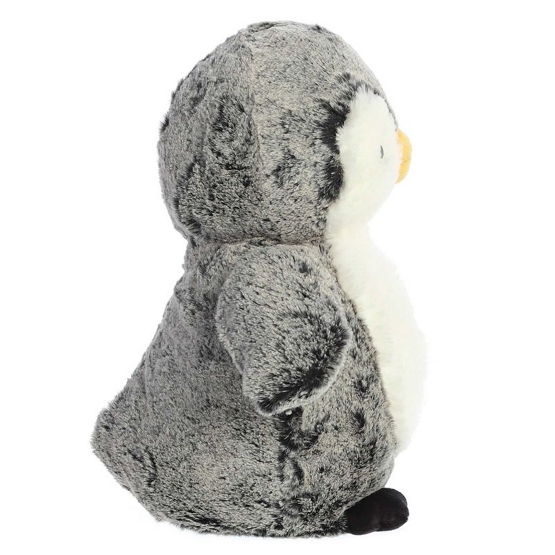 Aurora Sweet & Softer 9.5" Perky Penguin Grey Stuffed Animal, 3 of 5