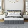 YOOCOZZ Full size Upholstered Platform bed with a Hydraulic Storage System - 3 of 4