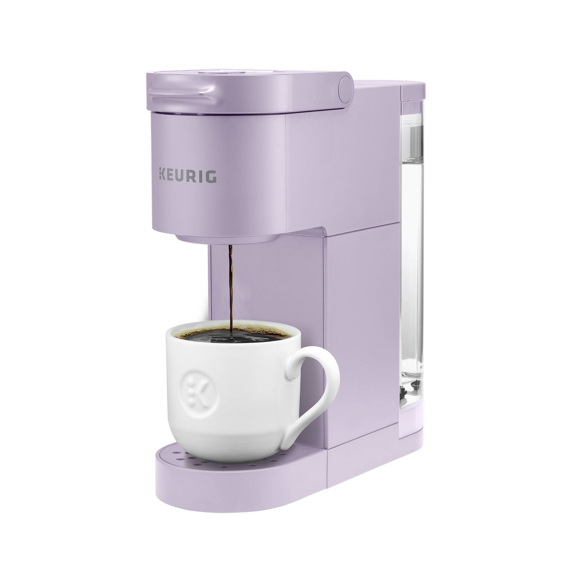 Keurig K-Mini Go Single-Serve K-Cup Pod Coffee Maker Violet: Compact Electric Brewer, 12 oz Capacity, Uses K-Cups & Pods