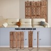 Tall Room Divider,Japanese Room DividerScreen Room Dividers, Folding Wooden Privacy Partition for Room - 2 of 4