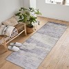 Modern Abstract Area Rug Soft Washable Foldable Accent Rug Non Slip Low Pile Throw Rugs for Living Room Bedroom - 2 of 4
