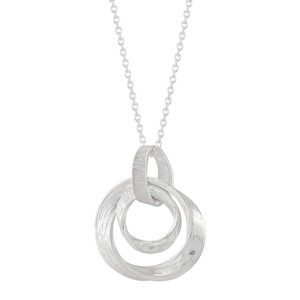 Silpada 'Soundwave' Sterling Silver Pendant Necklace, 18" + 2" - 1 of 4