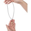 Genie Crafts 36-Pack Bulk Mini Wooden Cross Pendant Necklaces for Gifts, Arts and Crafts, 1.37 x 0.8 x 0.2 In - 4 of 4