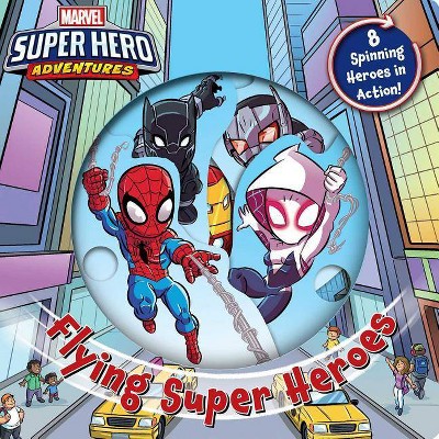 Marvel Flying Super Heroes -  BRDBK by Sally Little (Hardcover)