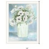 HomeRoots White BLOOMS White Framed Print Wall Art - 3 of 4