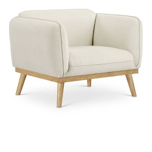 Meridian Furniture,Nolita Boucle Fabric Chair - 1 of 4