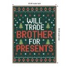 Amanti Art Will Trade Brother for Presents by Andreas Magnusson Canvas Wall Art Print Framed - 3 of 4