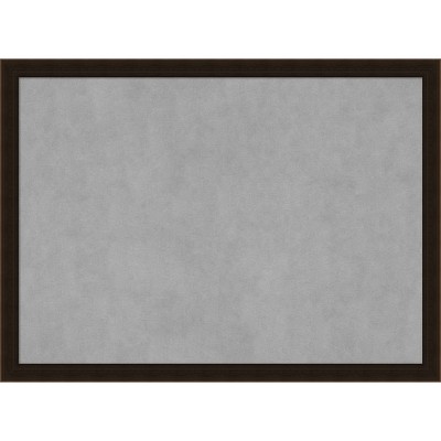 Amanti Art Espresso Brown Framed Magnetic Board 30 x 22 in.